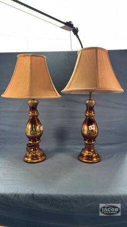 PAIR OF TABLE LAMPS