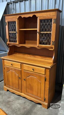 MAPLE (2) PIECE BUFFET HUTCH