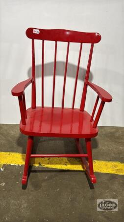 PAINTED BOSTON STYLE ROCKER