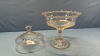 Glass Compote with Lid -13in High - 3