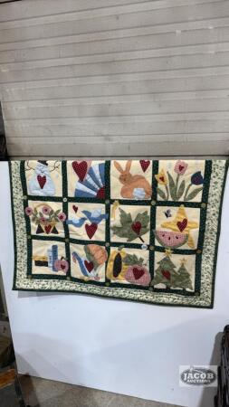 36IN X 29IN QUILTED WALL HANGING