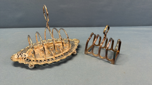 2 Toast Racks -Largest is 6in Long