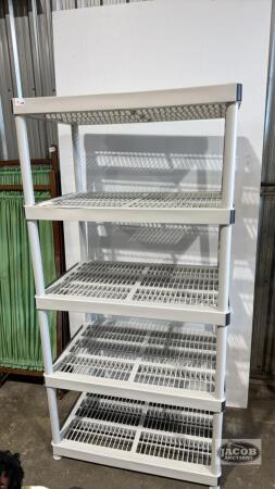 PLASTIC (5) SHELF STAND