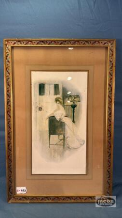 VICTORIAN LADY PRINT