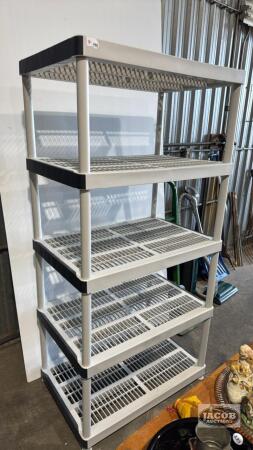 PLASTIC (5) SHELF STAND