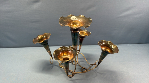 Silver Plate Epergne -10in High