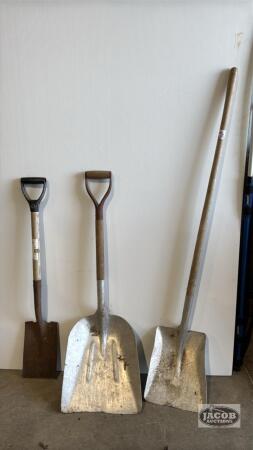 (3) SHOVELS
