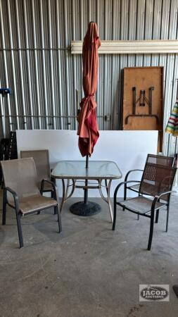 (6) PIECE PATIO TABLE LOT