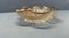 Divided Relish Plate with Silver Overlay -8in Wide - 2