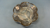 Divided Relish Plate with Silver Overlay -8in Wide - 3