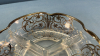 Divided Relish Plate with Silver Overlay -8in Wide - 4