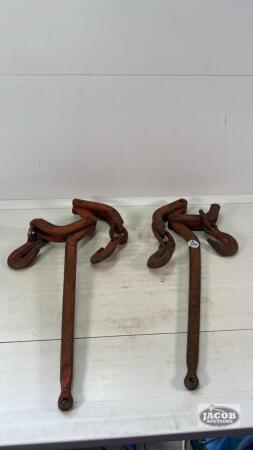 (2) 1100LB CHAIN BINDERS
