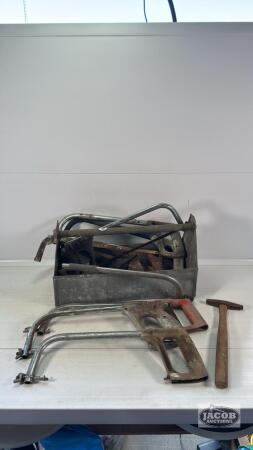16IN METAL TOTE BOX