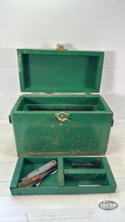 HOMEMADE WOODEN TOOL BOX