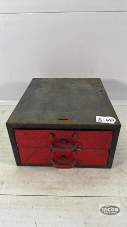 METAL 2 DRAWER PARTS CABINET