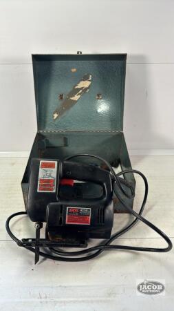 SKIL ELECTRIC JIG SAW IN TIN BOX