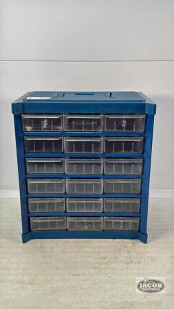18 DRAWER PLASTIC ORGANIZER