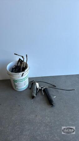 APPROX (6) USED GREASE GUNS