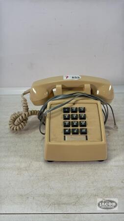 IVORY PUSH BUTTON TELEPHONE