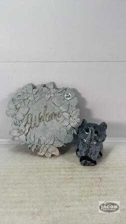 RESIN WELCOME PLAQUE