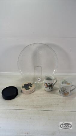 12IN GLASS PLATTER