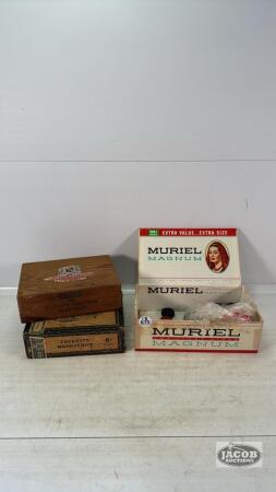 (3) CIGAR BOXES