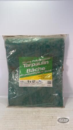 9IN X 12IN UNUSED TARP