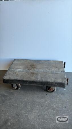 36IN LONG X 24IN WIDE 4 WHEELED CART