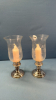 Pair of Silver Plate Candle Sticks