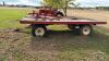 8&lsquo; X 14&lsquo; FLAT RACK HAY WAGON - 2