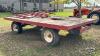 8&lsquo; X 14&lsquo; FLAT RACK HAY WAGON - 3