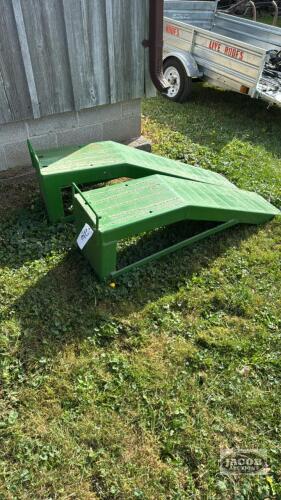 PAIR OF STEEL CAR RAMPS