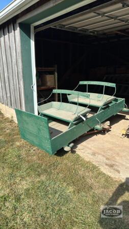 8FT X 3FT WOODEN WAGON BODY