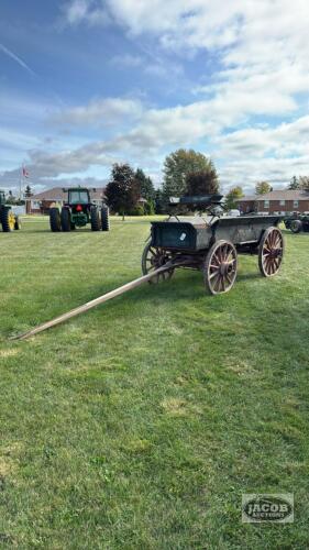 THE BAIN WOODEN WHEEL WAGON