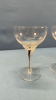 4 Coloured Stem 4.5in High Wine Glasses - 3