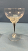 4 Coloured Stem 4.5in High Wine Glasses - 4