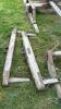 SET OF WOODEN SLEIGHS - 8