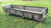 11FT X 40IN WOODEN WAGON BOX - 2