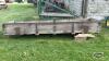 11FT X 40IN WOODEN WAGON BOX - 5