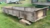 11FT X 40IN WOODEN WAGON BOX - 6