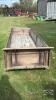 11FT X 40IN WOODEN WAGON BOX - 7