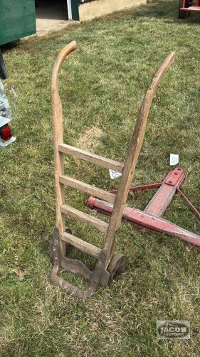 ANTIQUE MILK CAN CART