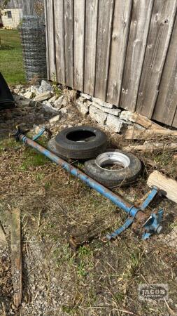 AXLE AND TIRES