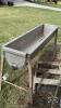 6FT X 12IN STAINLESS TROUGH ON STAND - 7