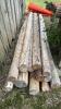 LOT OF 12 CEDAR POSTS