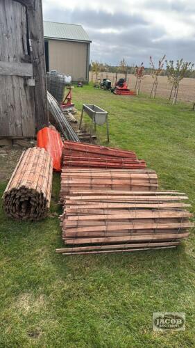 LARGE LOT OF SNOW FENCE