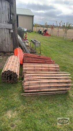 LARGE LOT OF SNOW FENCE
