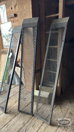LOT OF 3 STEEL RAMPS