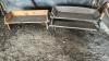 PAIR OF WOODEN WAGON SEATS - 2