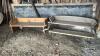 PAIR OF WOODEN WAGON SEATS - 4